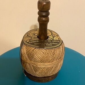 🩷Handcrafted In India Decorative String Twine with Wooden Holder 175 Yards